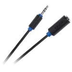 Cablu prelungitor audio jack 3.5 mm tata-mama Cabletech Standard, 3 m