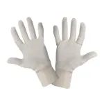 Mănuși din bumbac elastic mărimea 10 pentru protecție și confort la lucru