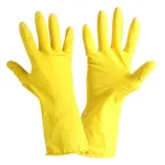 Mănuși menaj din latex mărimea 10 (XL), interior plușat și aderență bună