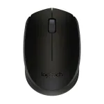 Mouse wireless Logitech B170, negru, 1000 DPI, receptor USB pentru laptop/PC