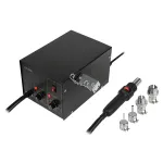 Stație de lipire SMD cu aer cald, 150–500°C, set 4 duze
