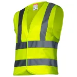 Vestă reflectorizantă verde, mărimea L, cu benzi reflectorizante pentru vizibilitate