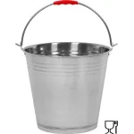 Găleată din inox Strend Pro 15 L, certificată pentru contact alimentar