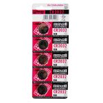 Set 5 baterii litiu Maxell CR2032 3V pentru ceasuri, telecomenzi si dispozitive
