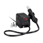 Stație de lipire SMD cu aer cald ZD-8908, 300W, 100–500°C, 3 duze