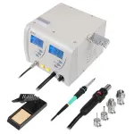 Stație de lipit SMD cu aer cald, 2 afișaje, 160–480°C