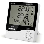 Stație meteo Rebel cu senzor exterior, umiditate și ceas cu alarmă