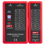 Tester cablu HDMI și Mini-HDMI Uni-T UT681HDMI, cu scanare LED