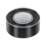 Bandă autovulcanizantă Rebel 0,8 x 19 mm, 2,5 m, neagră – izolație și etanșare
