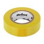 Bandă izolatoare Rebel galbenă 0,13 mm x 19 mm x 20 yd pentru cabluri