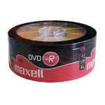 Set 25x DVD-R Maxell 4.7GB 16x pentru arhivare și backup