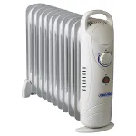 Radiator cu ulei Mesko MS 7806, 11 elementi, 1200W, termostat reglabil, alb
