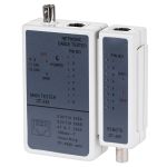 Tester pentru cablu UTP/RJ45 si coaxial BNC, cu modul remote