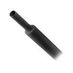 Tub termocontractabil negru 1,6 mm, 1 m/buc, set 30 bucăți pentru izolație