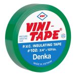 Bandă izolatoare PVC verde 19 mm x 10 yds (0,15 mm) Vini Tape