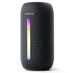 Boxă portabilă Bluetooth 5.1 Omega 10W RMS cu lumini RGB, neagră