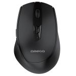 MOUSE WIRELESS REINCARCABIL USB-C NEGRU OMEGA