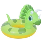 Colac gonflabil tip dinozaur SunClub, cu mânere și 2 camere de aer, 145 cm