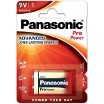 Baterie alcalină 9V Panasonic Pro Power, 1 bucată în blister