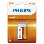 BATERIE PHILIPS 9V 6F22 LONGLIFE B1 BLISTER PHILIPS