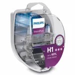 Set 2 becuri auto H1 Philips VisionPlus +60% luminozitate, 12V