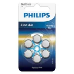 Baterii auditive Philips Zinc Air ZA675 (PR44), blister 6 bucati, 1.4V