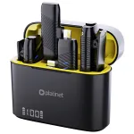 Microfon lavalieră wireless 2 în 1, dual, USB-C & Lightning, 25 m