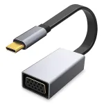 Adaptor USB-C la VGA mama Platinet, 1080p 60Hz, carcasă aluminiu