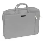 Geantă pentru laptop 15,6" Platinet York, gri, cu buzunare și curea detașabilă