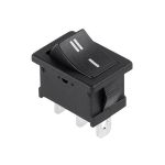 Întrerupător basculant 3 pini MRS-102, ON-ON, 6A 125VAC