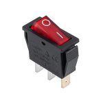 Întrerupător basculant IRS-101 cu iluminare roșie, montaj pe panou