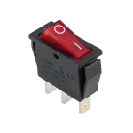 Întrerupător basculant IRS-101 cu iluminare roșie, montaj pe panou
