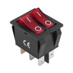 Întrerupător dublu IRS2101 cu 3 poziții ON-OFF-ON, contacte separate