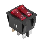 Întrerupător dublu IRS2101 cu 3 poziții ON-OFF-ON, contacte separate