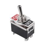 Întrerupător basculant ON/OFF KN3-201, 10A, tip toggle pentru panouri