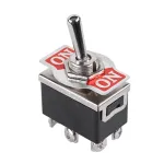 Întrerupător basculant ON/ON KN3-202, dublu, 10A/125VAC