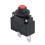 Întrerupător protecție termică cu resetare 10A, 230V, buton roșu
