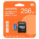 Card microSD Adata 256GB Class 10 UHS-I, A1, cu adaptor SD