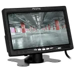 Monitor auto 7" Peiying TFT 16:9 pentru camera marsarier, 2 intrari video