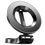 Suport auto magnetic MagSafe Platinet cu adeziv 3M, metal, rotire 360°