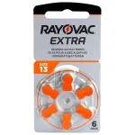 Baterii auditive Rayovac Extra 13, blister 6 buc pentru proteze auditive