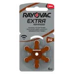 Baterii auditive Rayovac 312 Extra Advanced, blister 6 bucăți