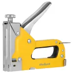 Capsator pentru tapiterie Rebel 4–14 mm, maner cauciucat, forta reglabila
