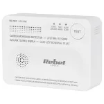 Detector de monoxid de carbon Rebel cu senzor electrochimic, alarmă 85 dB