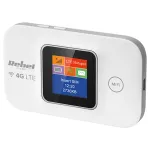 Modem WiFi portabil MiFi 4G LTE Rebel cu ecran LCD si baterie 2100 mAh