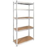 Raft metalic Rebel cu 5 polite din MDF, 180x90x40 cm, 875 kg