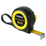 Ruletă metalică Rebel 10 m cu bandă de 25 mm, blocare și carcasă ergonomică
