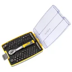 Set clichet 1/4 cu 80 biți și tubulare, în cutie, Rebel