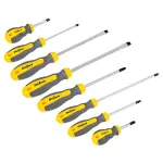 Set șurubelnițe Rebel 8 bucăți, plate și Phillips, oțel Cr-V