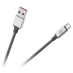 Cablu USB 3.0 la Micro USB Rebel, 2 m, negru – incarcare rapida
